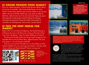 Mario Is Missing! (Europe) box cover back